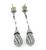 Platinum Diamond Art Deco Drop Earrings