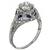 Diamond Art Deco Engagement Ring