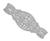 Vintage GIA Certified 0.86ct Center Diamond and 1.60ct Side Diamond Platinum Pin