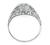 0.91ct Diamond Art Deco Engagement Ring