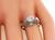 Vintage Old European Cut Diamond Platinum Engagement Ring