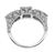 Platinum 1.06ct Diamond Art Deco Ring