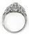 1.13ct Diamond Art Deco Engagement Ring