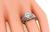 Vintage Old Mine Cut Diamond Platinum Engagement Ring