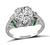 Art Deco GIA Certified 1.65ct Diamond Engagement Ring