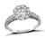 Vintage GIA Certified 1.96ct Diamond Engagement Ring